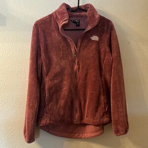 The North Face zip up fleece size medium